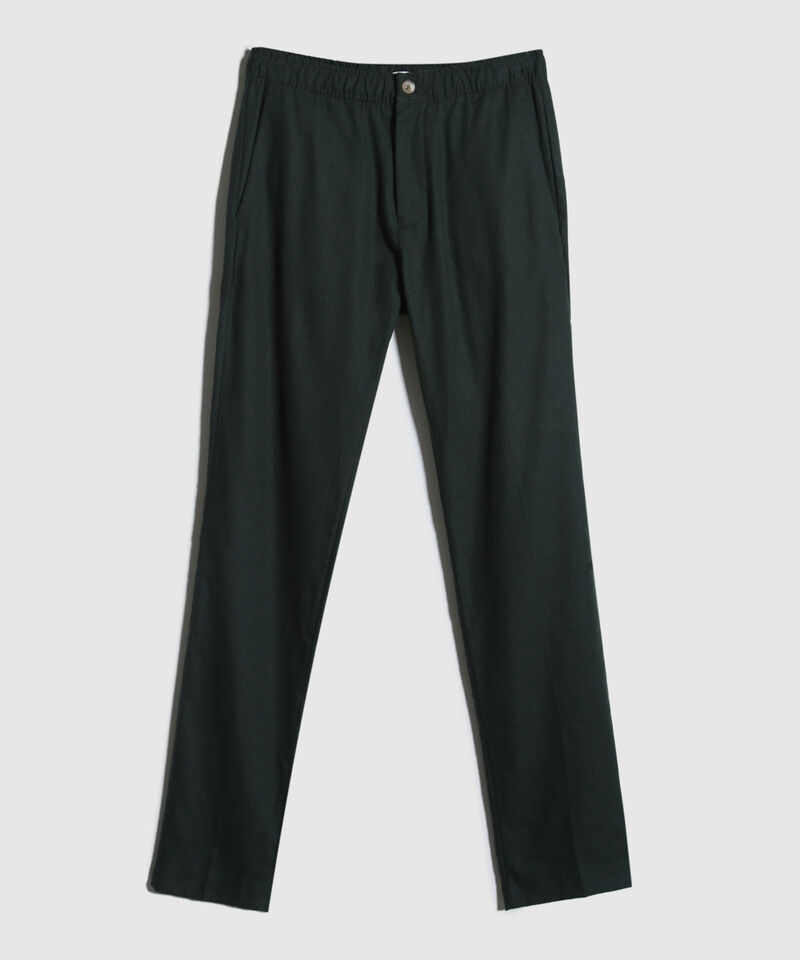Pantalón Chino Lino Con  Elastico