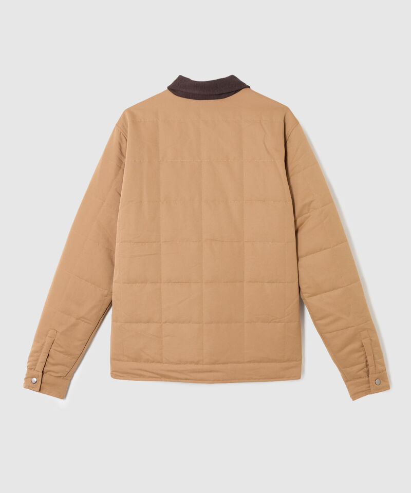 Chaqueta Acolchada con Pana Para Hombre