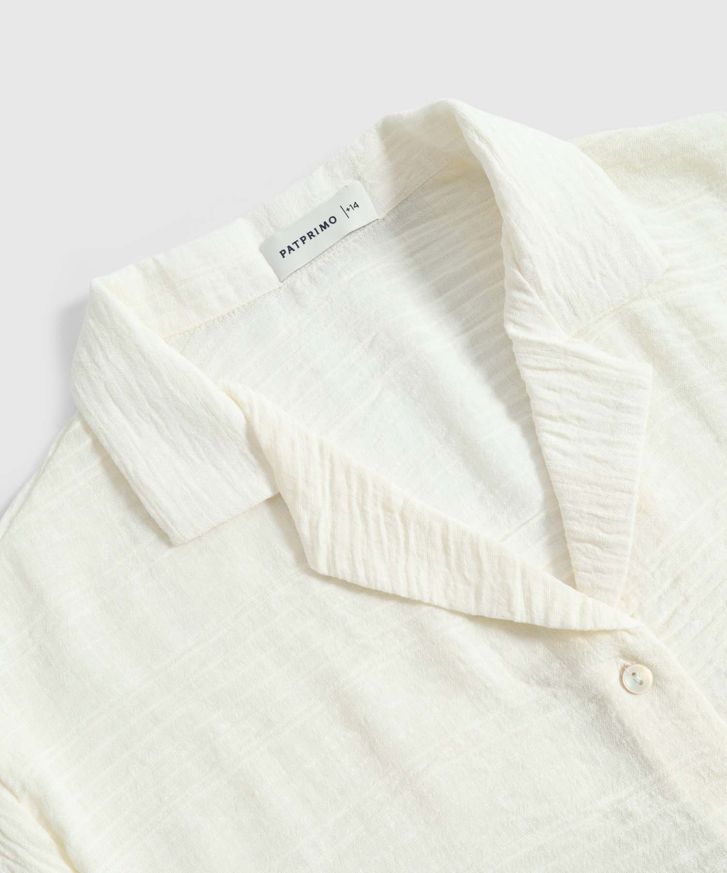 Camisa Manga Corta Cuello Solapa Para Mujer Curvy