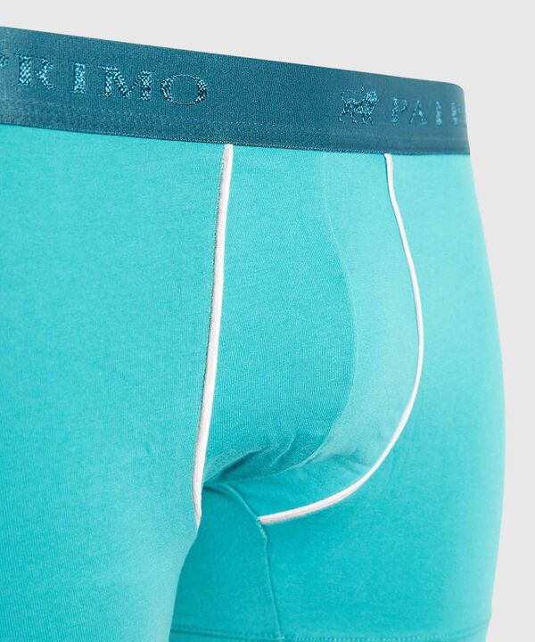 Boxer Para Hombre Con Detalles En Contraste Lycra-Algodón