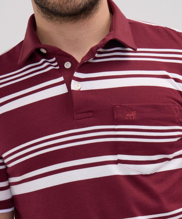 Polo Preteñida Cuello Maquina Con Bolsillo image number null