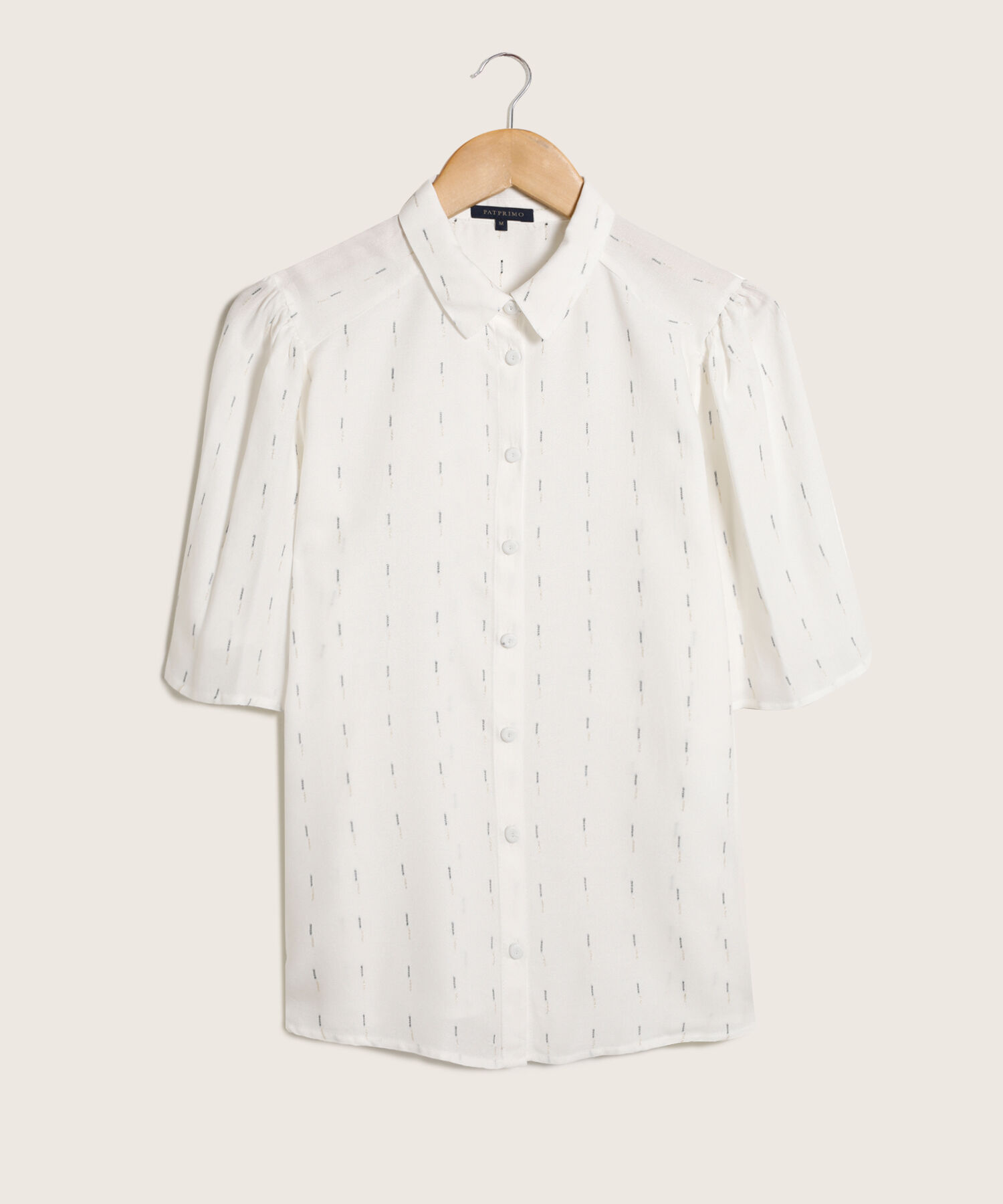 Camisa Manga Corta Con Corte