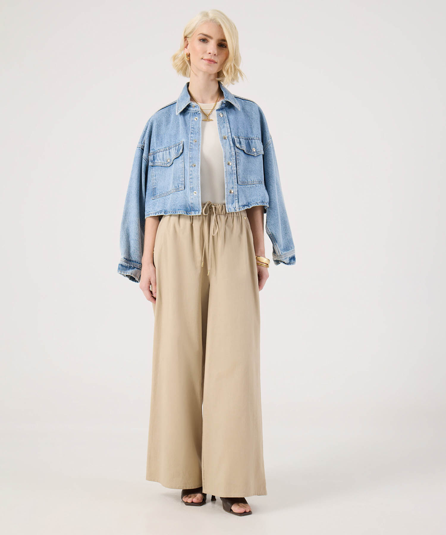 Pantalón Fluido Unicolor