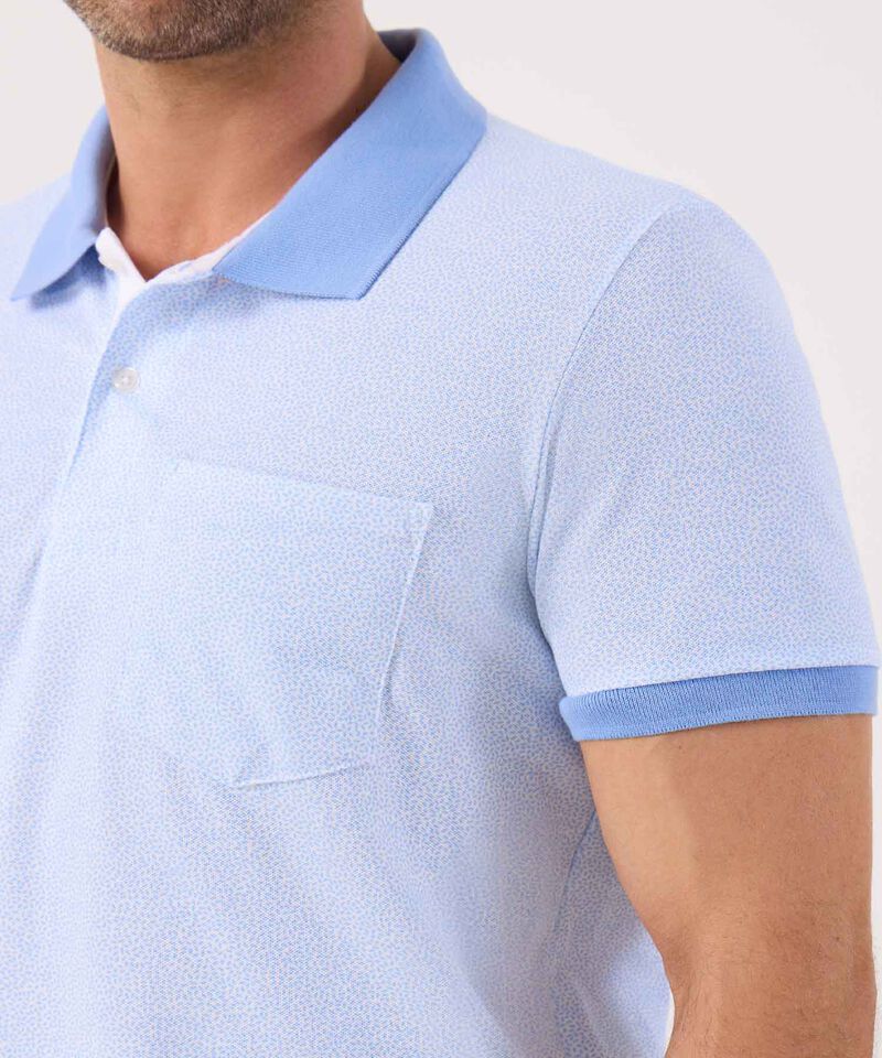 Polo Corte Slim Fit Blanco