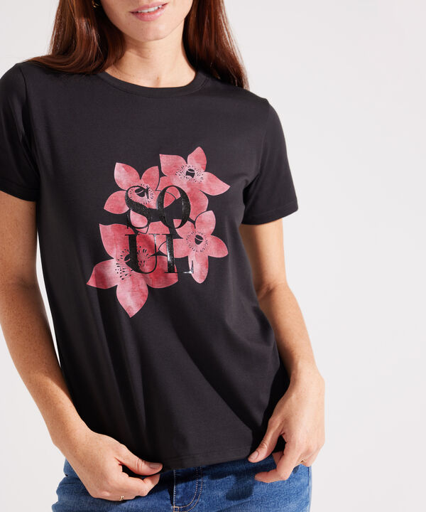 Camiseta Unicolor Con Screen