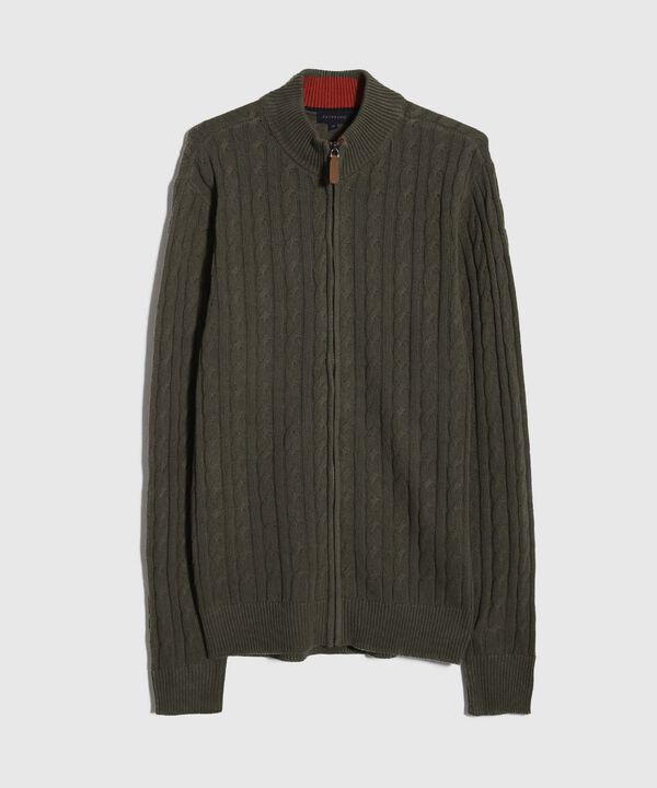 Saco Cuello Alto Con Cremallera