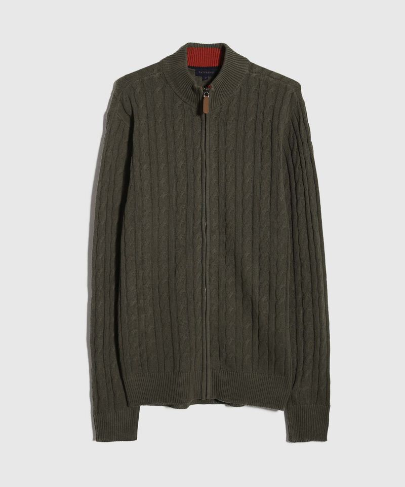 Saco Cuello Alto Con Cremallera