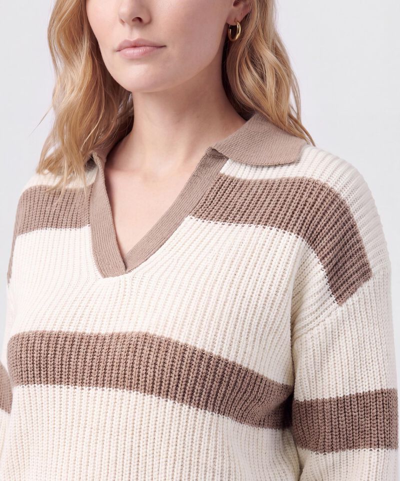 Saco Tejido Tipo Polo Para Mujer
