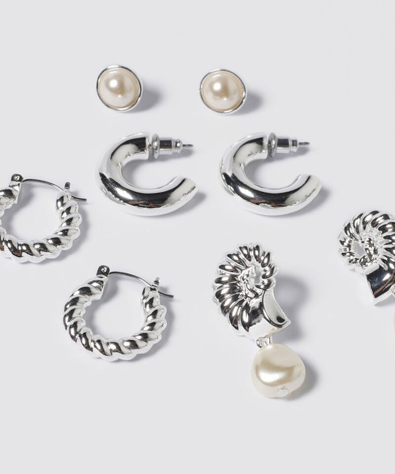 Aretes Set X 4 Pares De Aretes Ref. Kf233-0022-1
