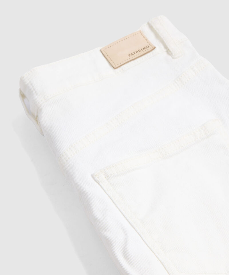 Falda Midi en Denim con Abertura Frontal para Mujer