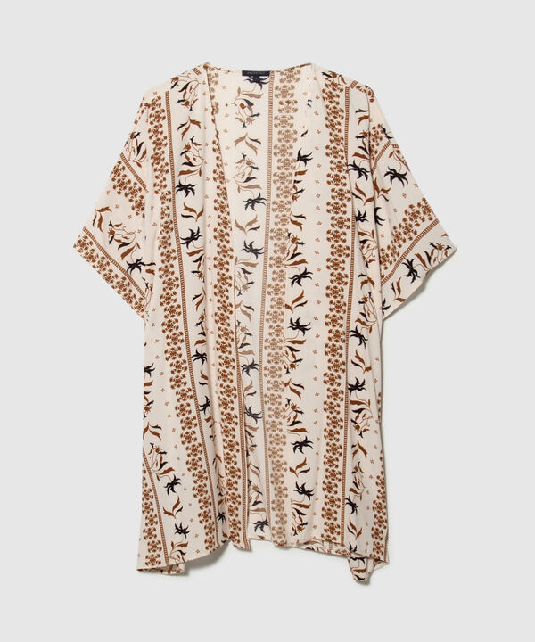 Kimono Abierto Estampado