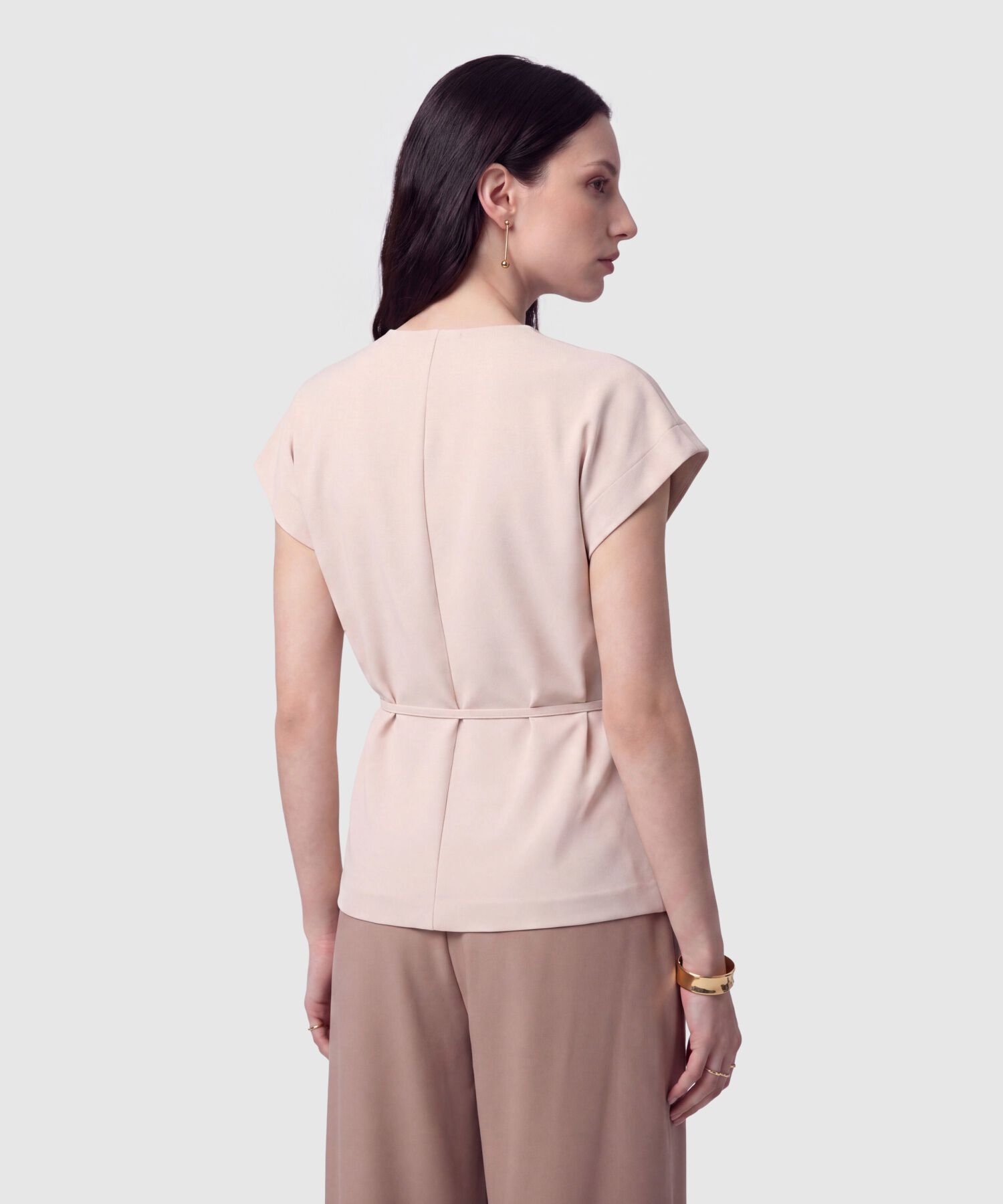 Blusa Cruzada con Amarre Mujer