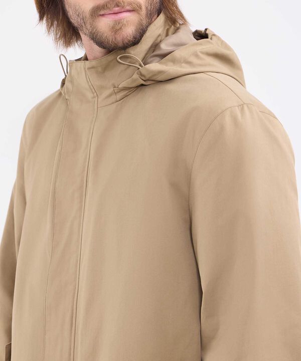 Chaqueta Larga Con Capota  image number null