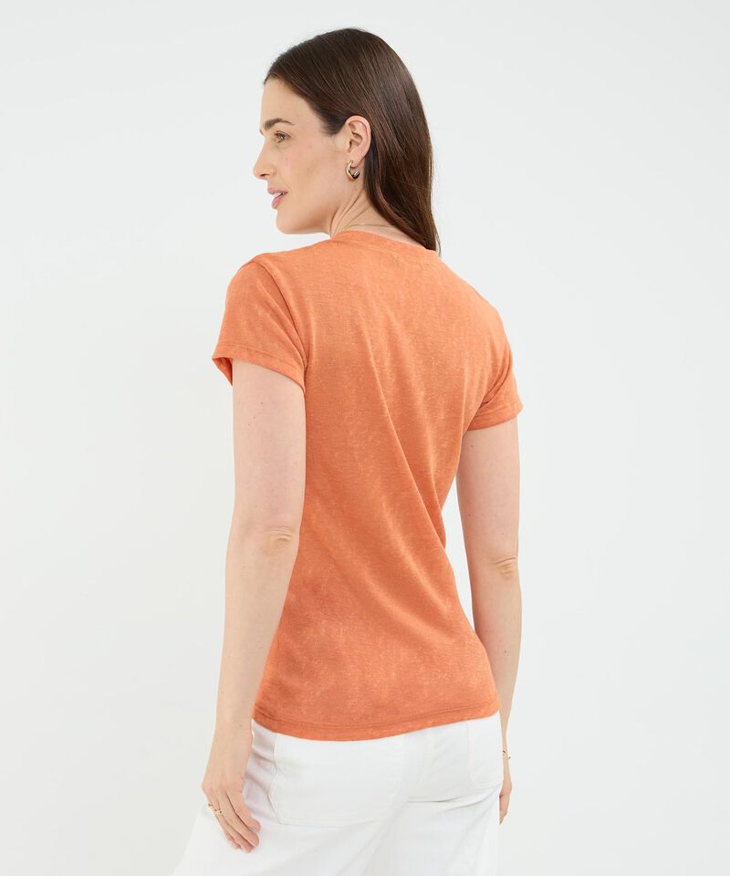 Camiseta Efecto Rústico