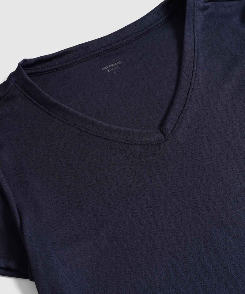 Camiseta Unicolor Texturizada