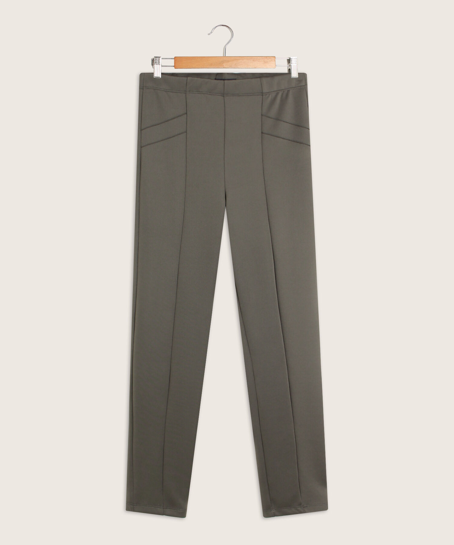 Leggings Unicolor Con Alforzas Dec