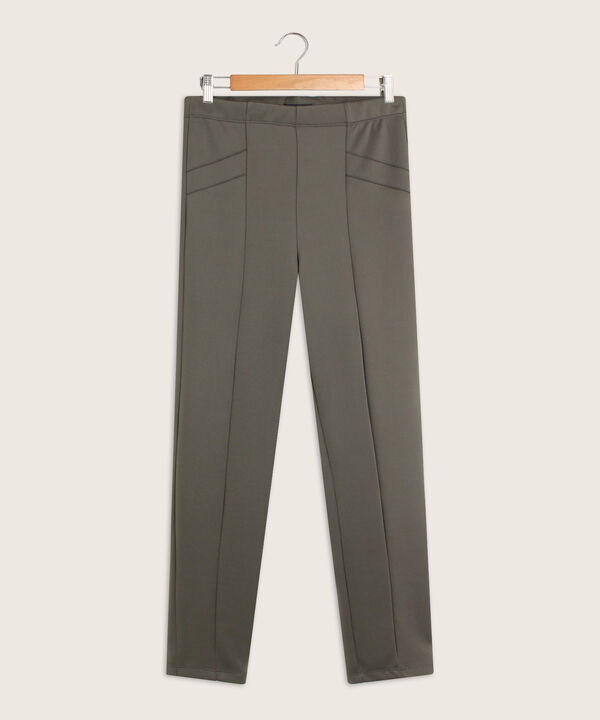 Leggings Unicolor Con Alforzas Dec