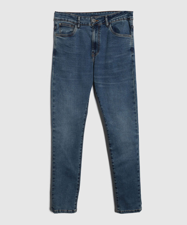 Jean Skinny Tono Azul Medio Oscuro