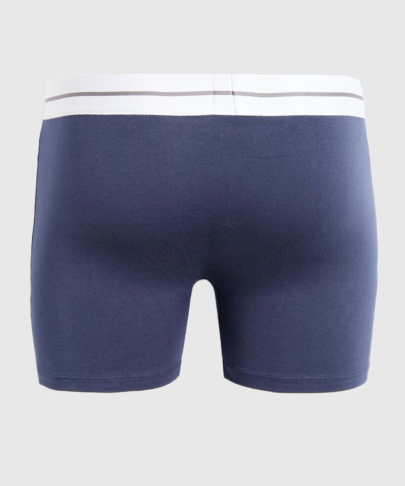 Boxer Para Hombre Con Bragueta Funcional En Lycra-Algodón