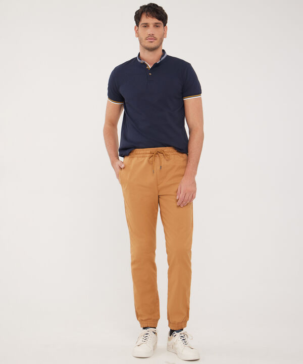 Pantalon Moda Tipo Jogger Unicolor Con Bolsillos, Campiello Linea Moda
