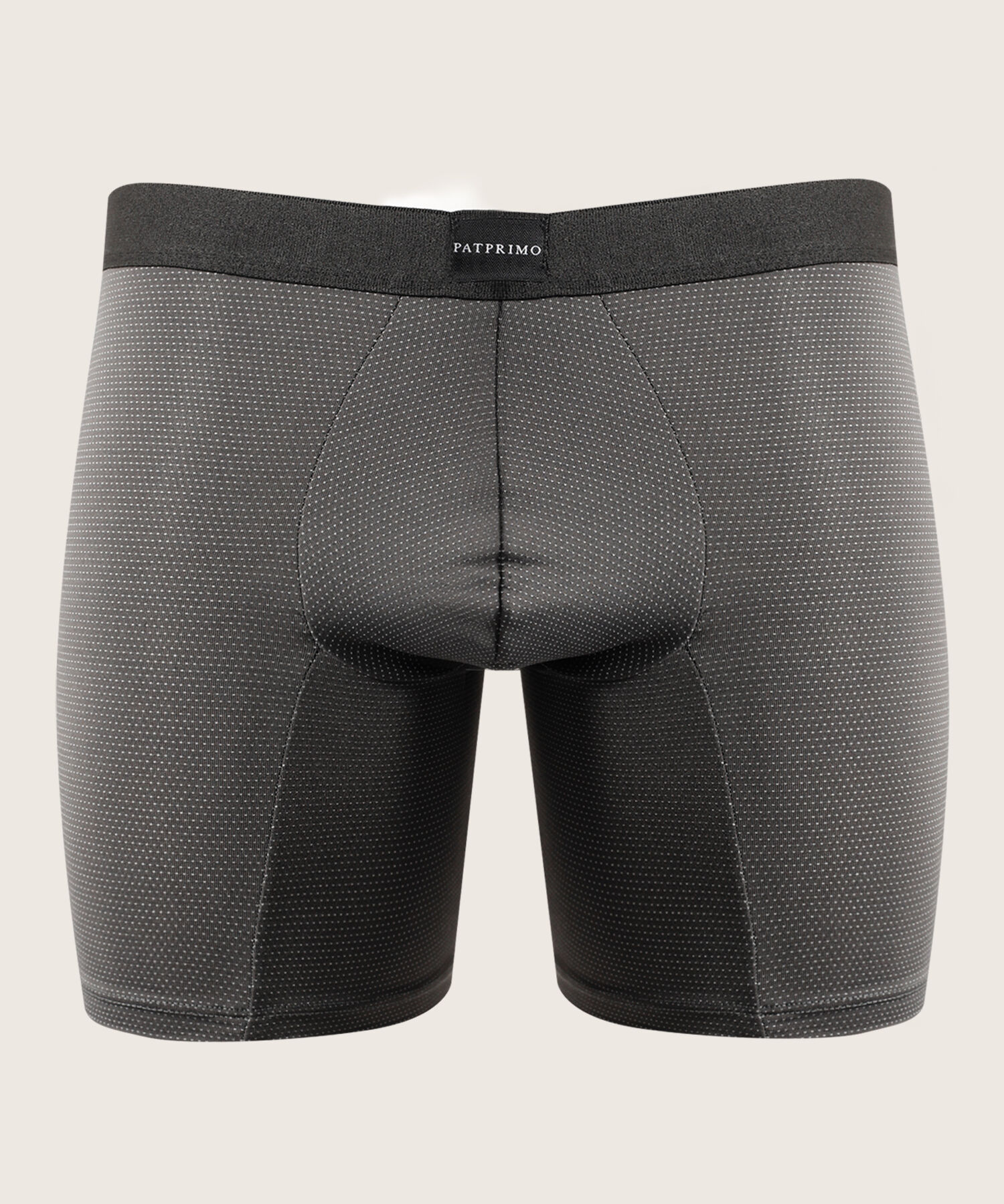 Boxer Pack X5 Medio Microfibra Unicolor Con Textura