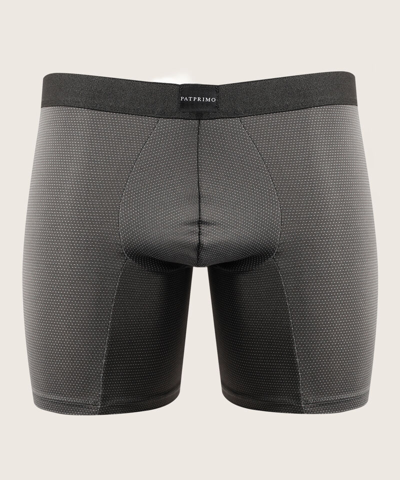 Boxer Pack X5 Medio Microfibra Unicolor Con Textura