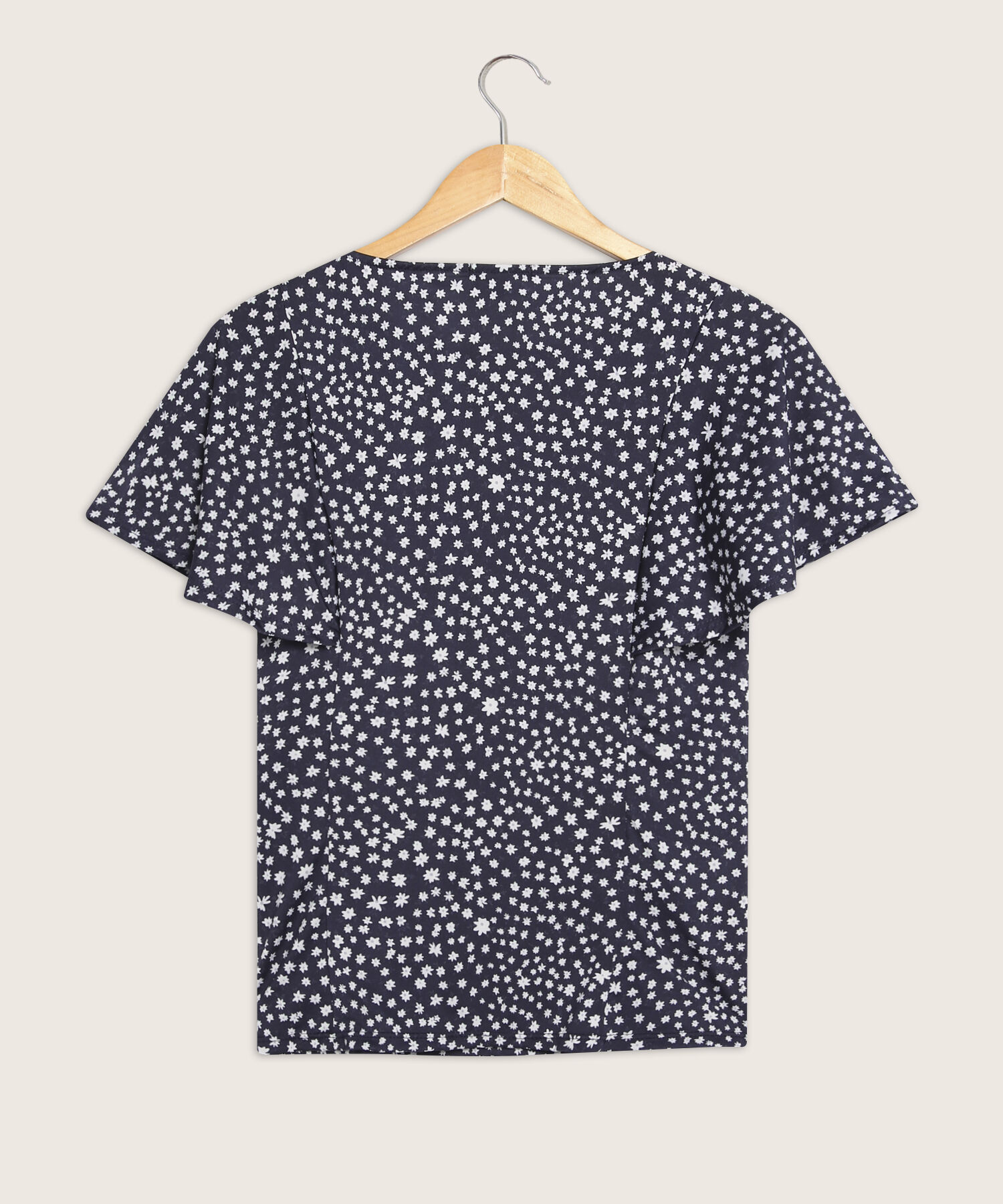 Camiseta Estampada Cuello Redondo