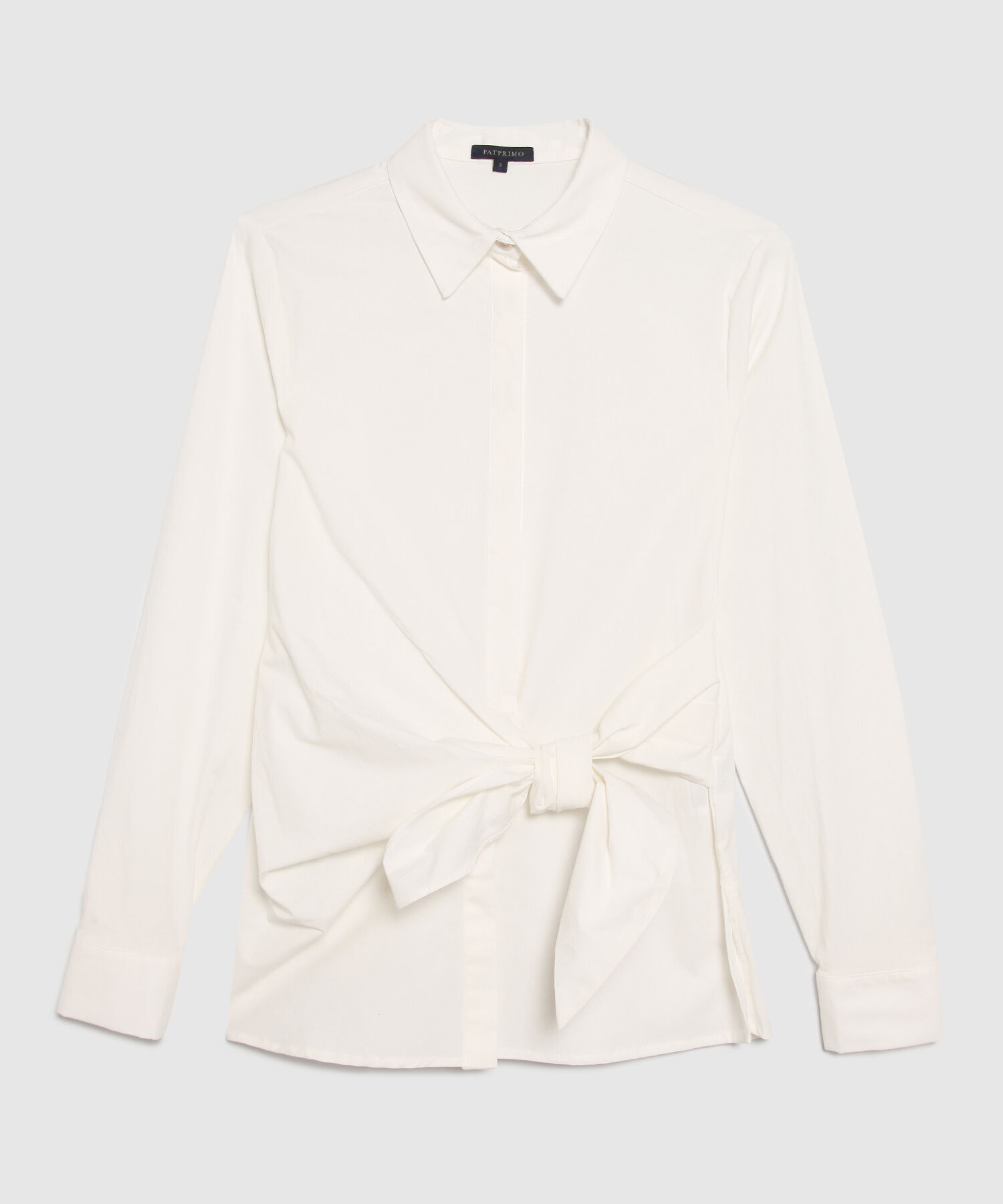 Camisa Con Anudado En Frente