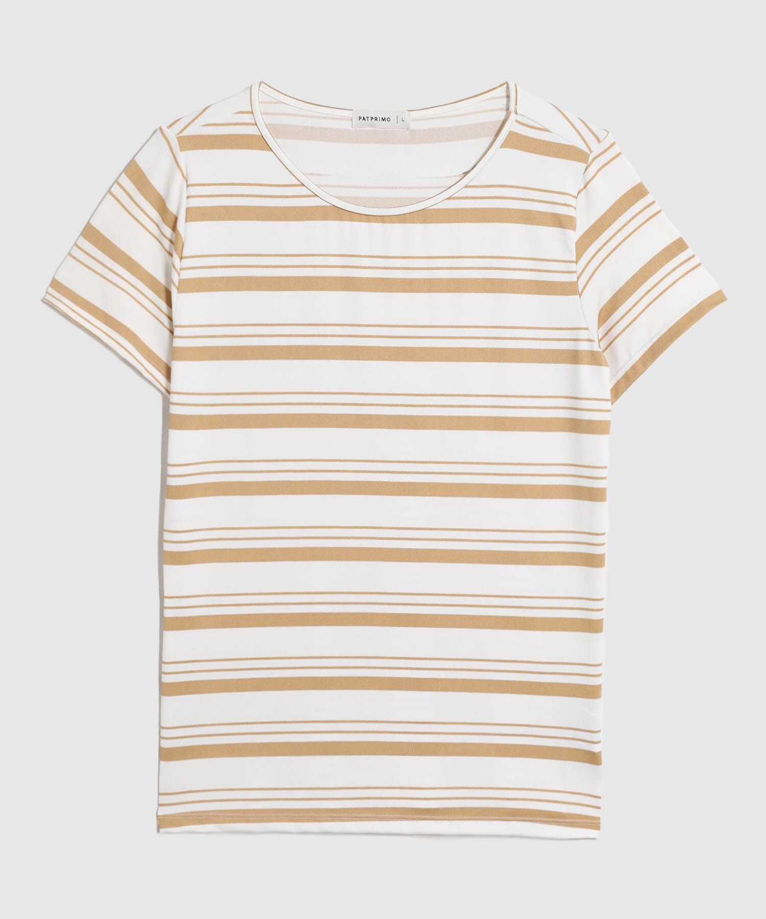 Camiseta Mujer Rayas Horizontales Manga Corta