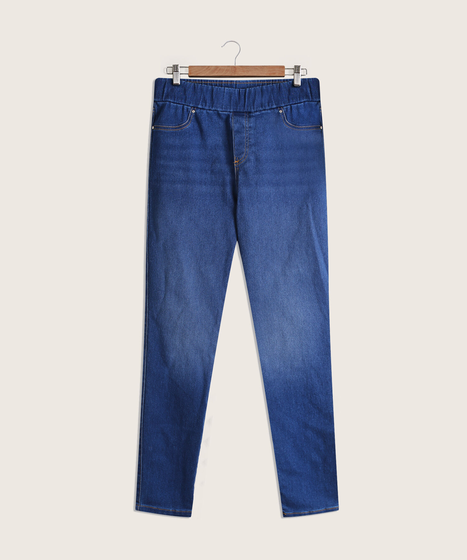 Jegging Tiro Alto Con Costuras 