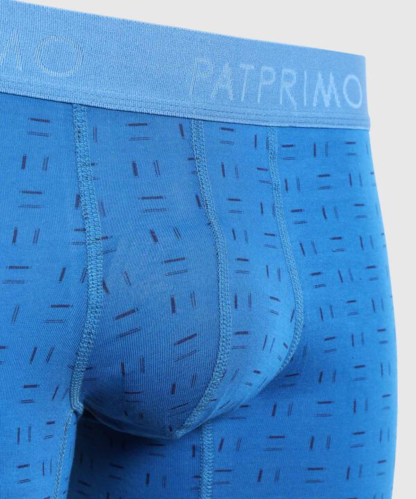 Pantaloncillo Boxer Medio Estampado Copa Suspensoria En Lycra-Algodón image number null