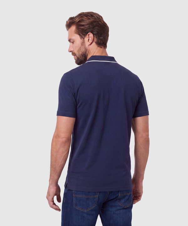 Polo Con Detalle En Cuello Para Hombre