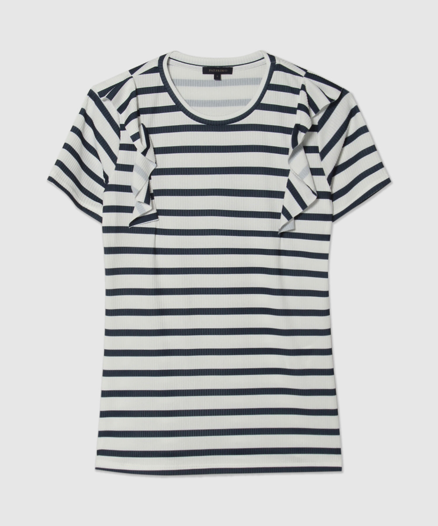 Camiseta a Rayas con Arandelas