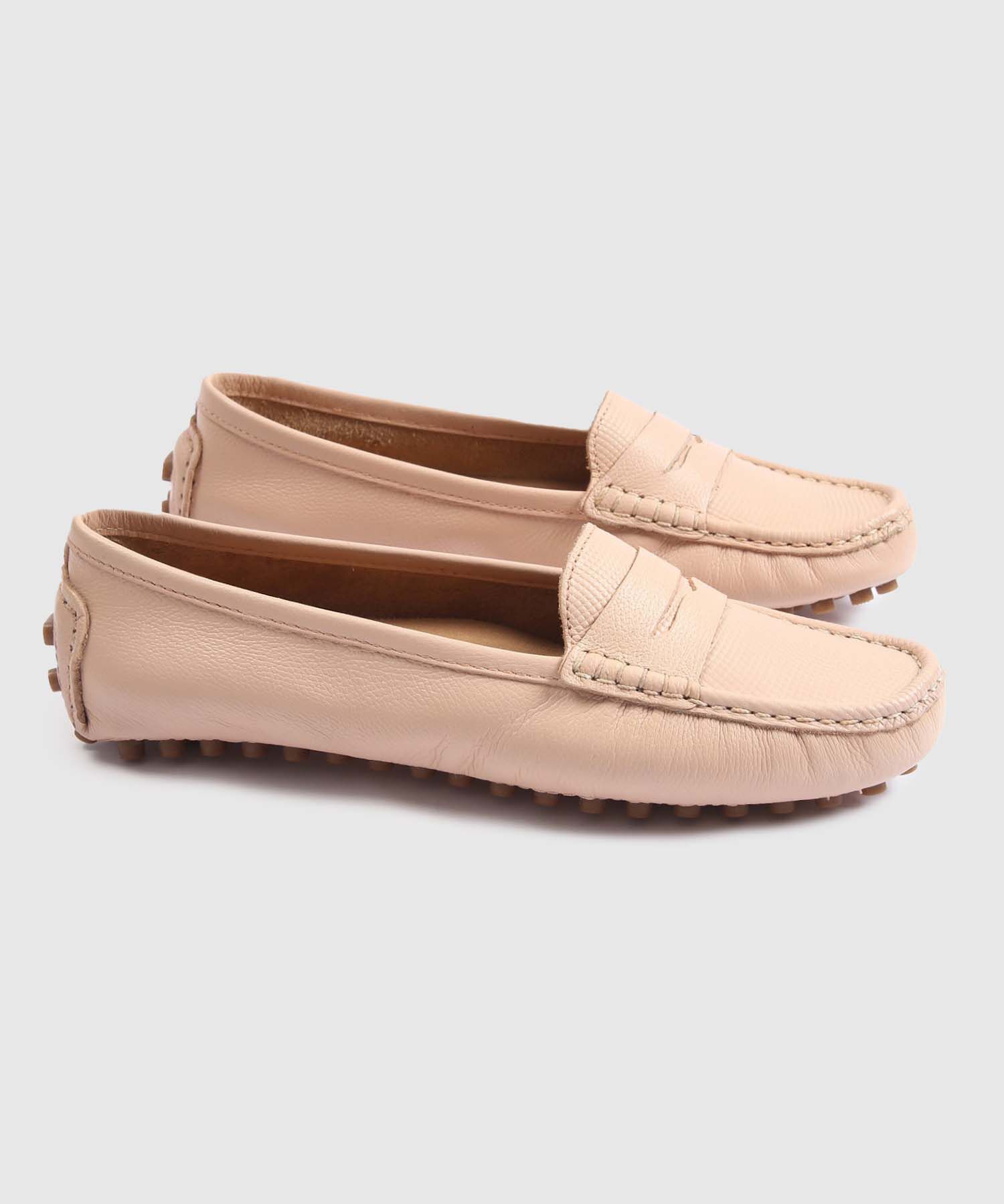 Mocasines en Cuero