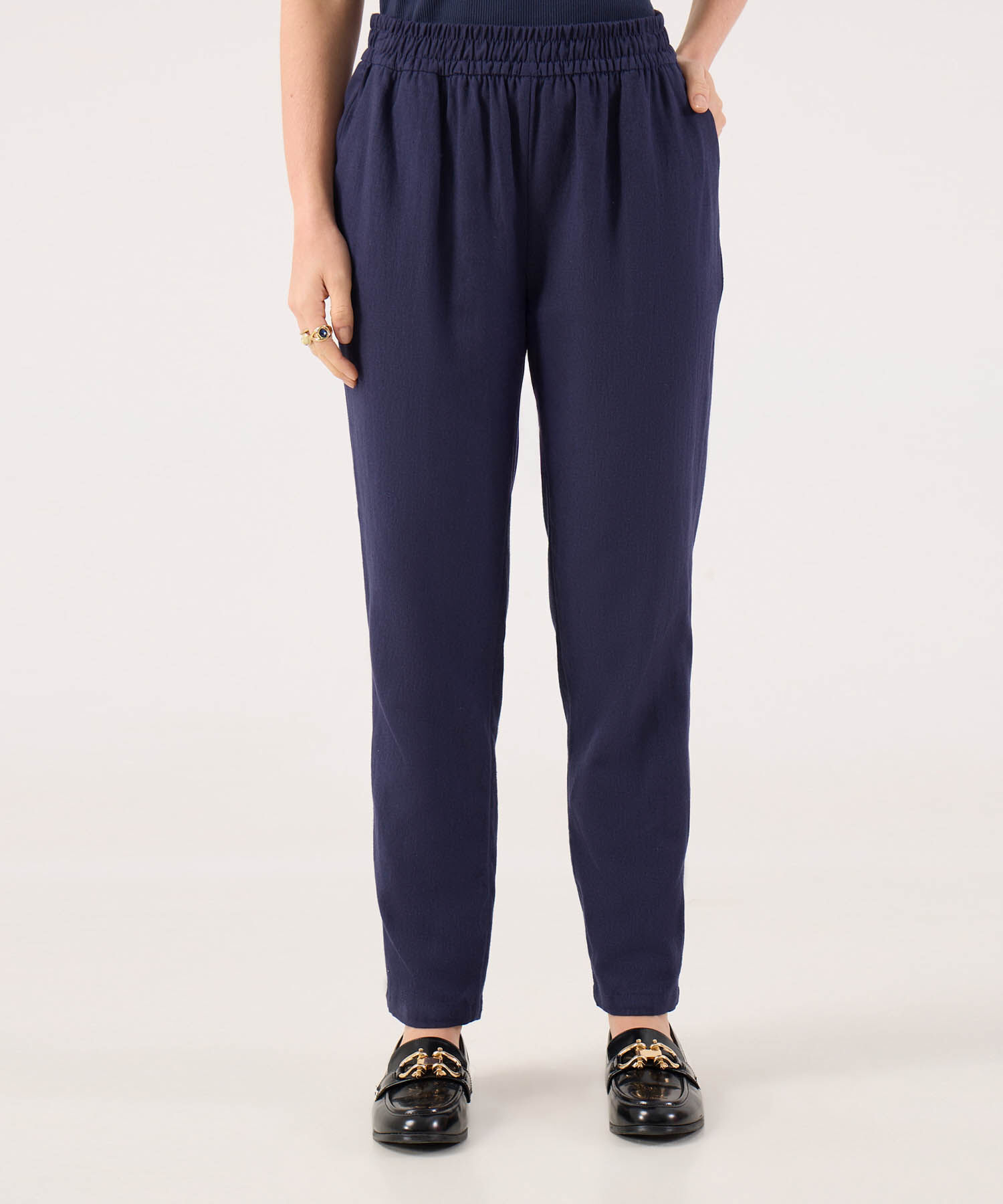 Pantalón en Efecto Lino