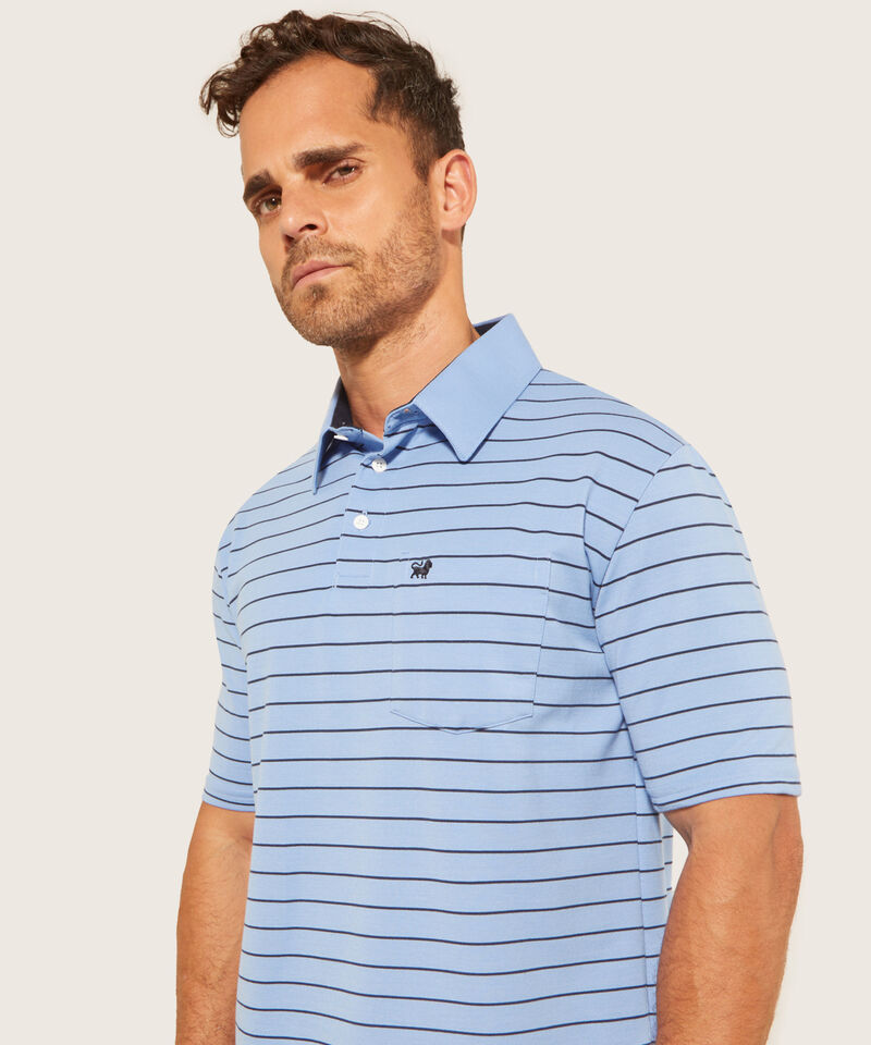 Polo Cuello Duro  Prete&ntilde;ido Bicolor