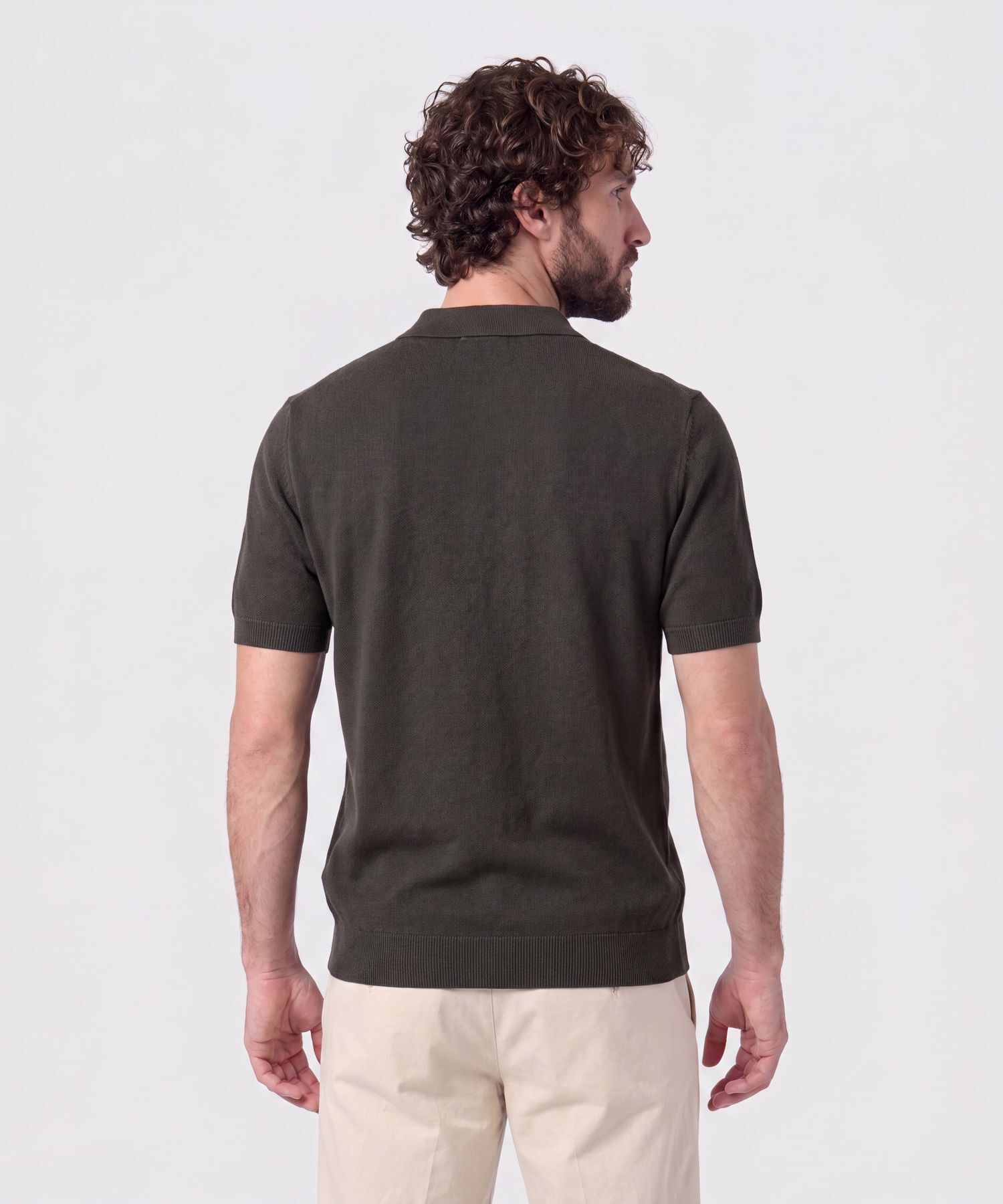 Polo En Tejido De Punto Para Hombre