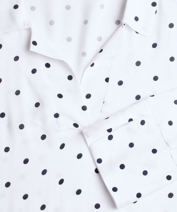 Camisa Estampada Manga ¾ image number null