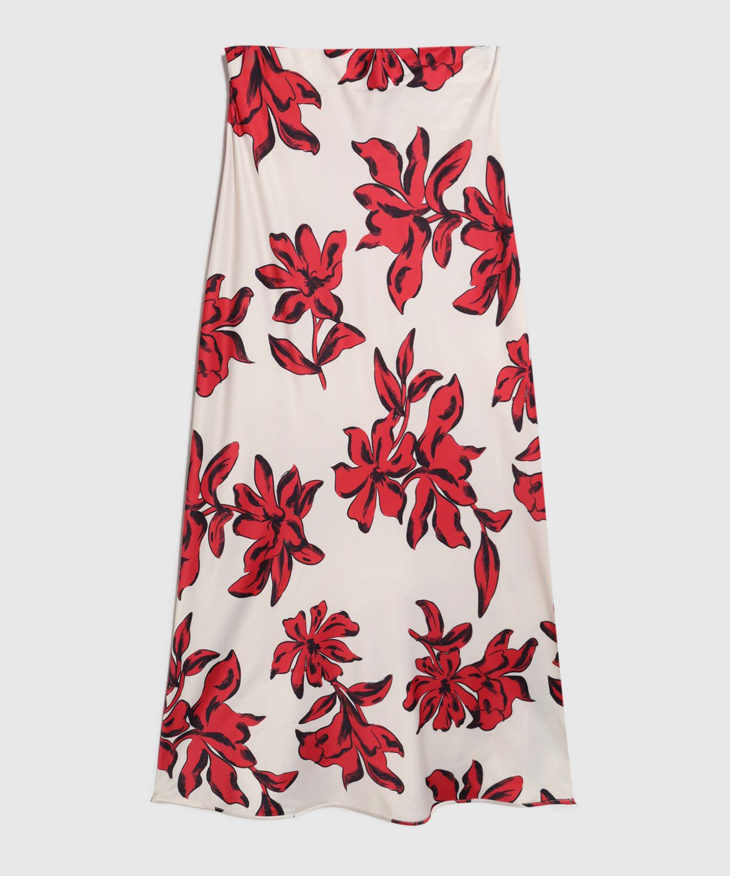 Falda Maxi de Corte Sesgado para Mujer