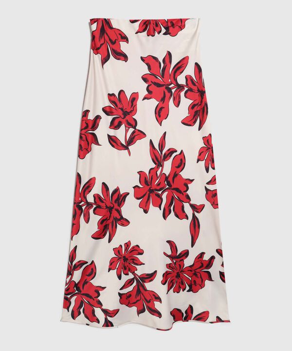 Falda Maxi de Corte Sesgado para Mujer image number null