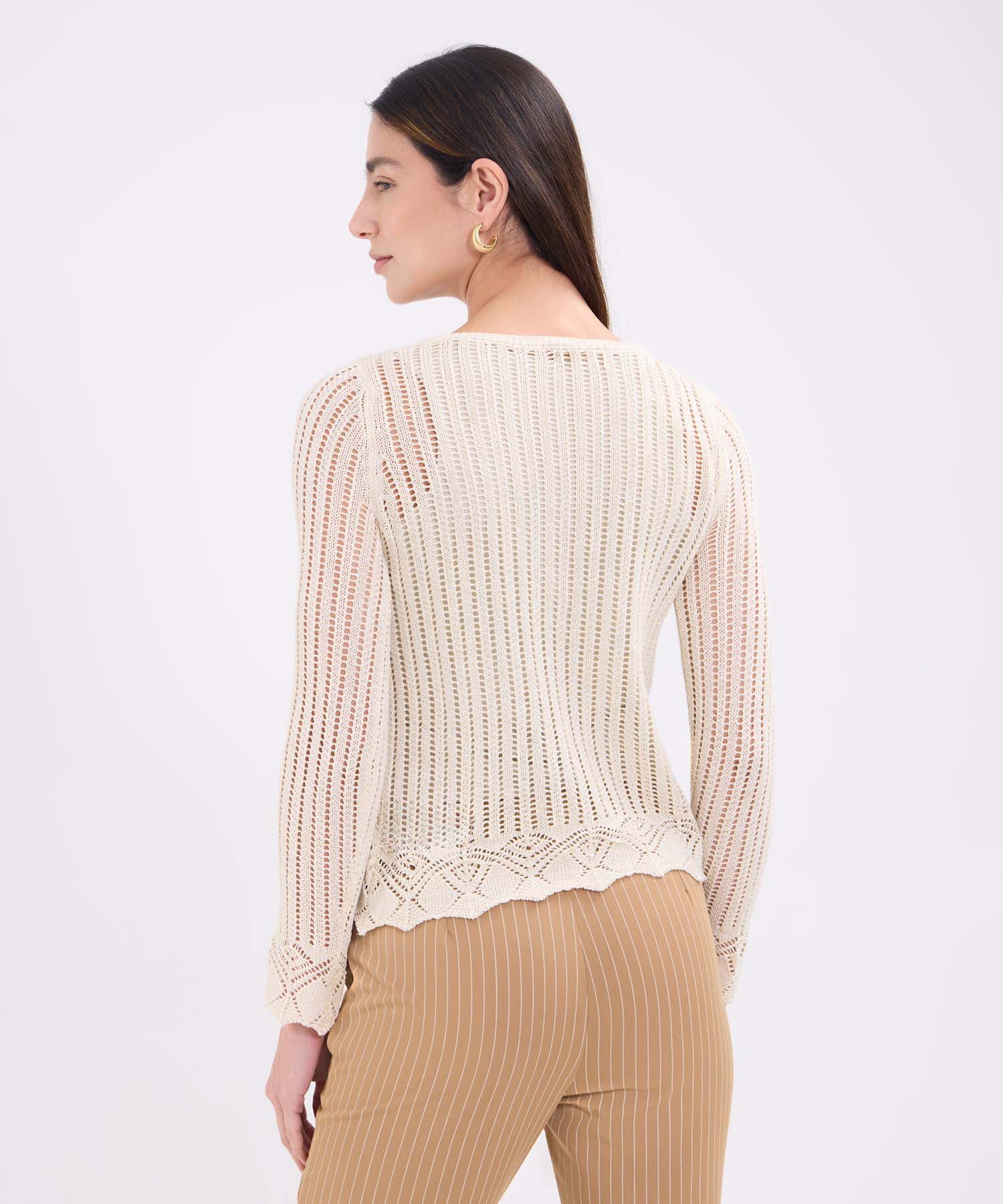Saco unicolor para mujer