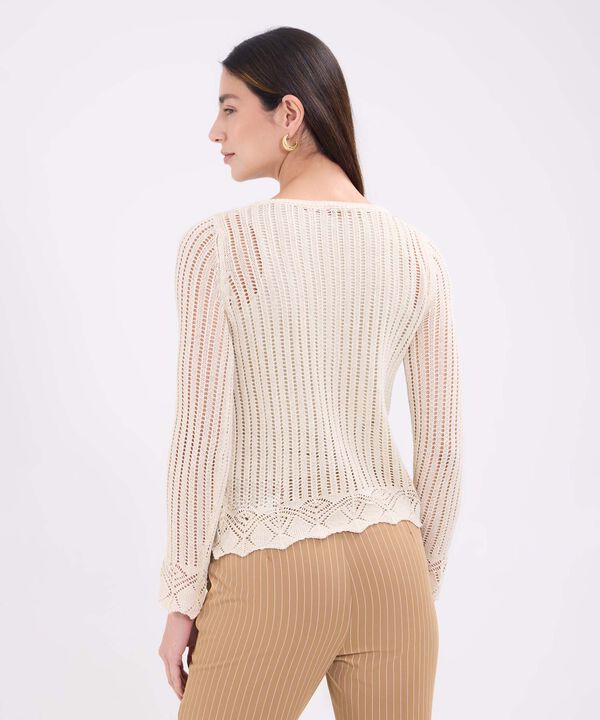 Saco unicolor para mujer