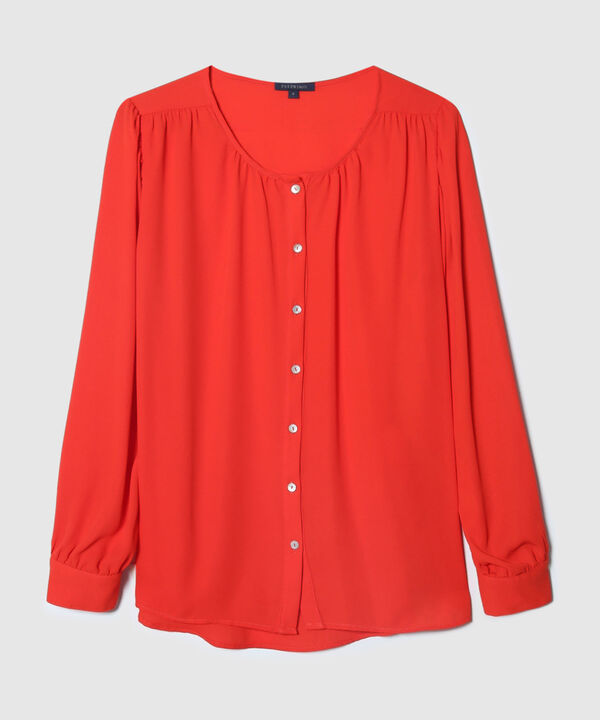 Camisa Unicolor, Manga Larga