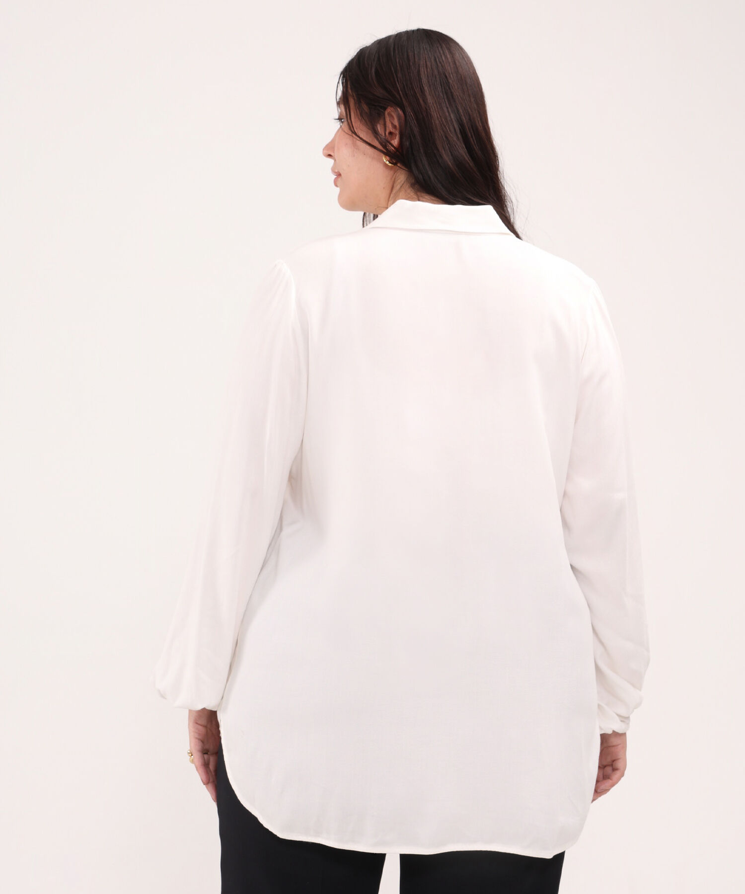 Camisa Unicolor Manga Larga