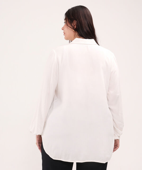 Camisa Unicolor Manga Larga