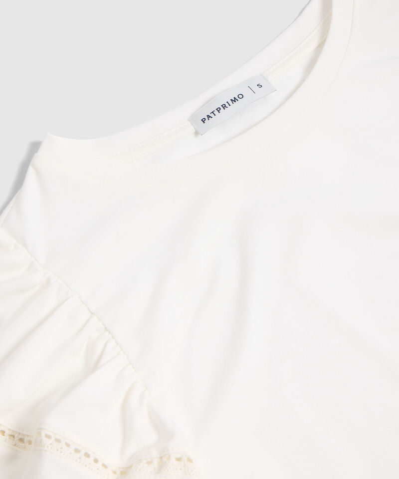 Camiseta con Mangas Mariposa para Mujer