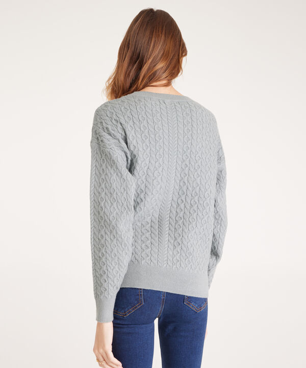 Saco Cuello Redondo Manga Larga