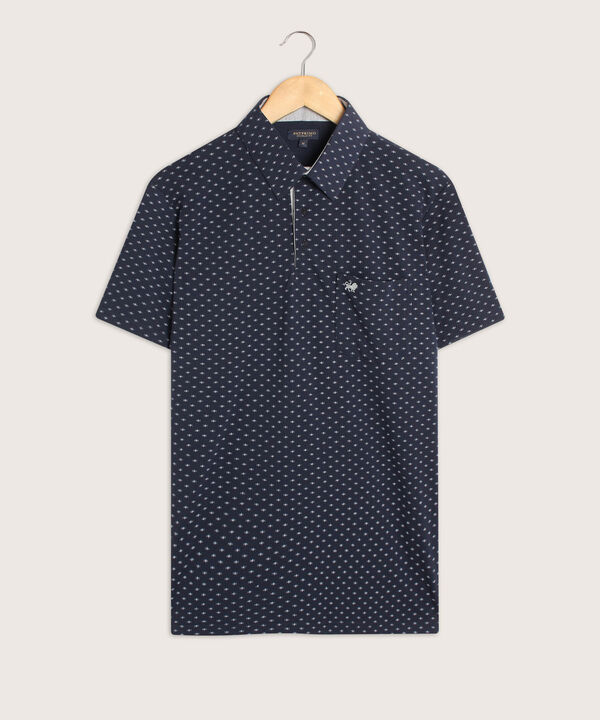Polo Estampada Cuello Duro image number null