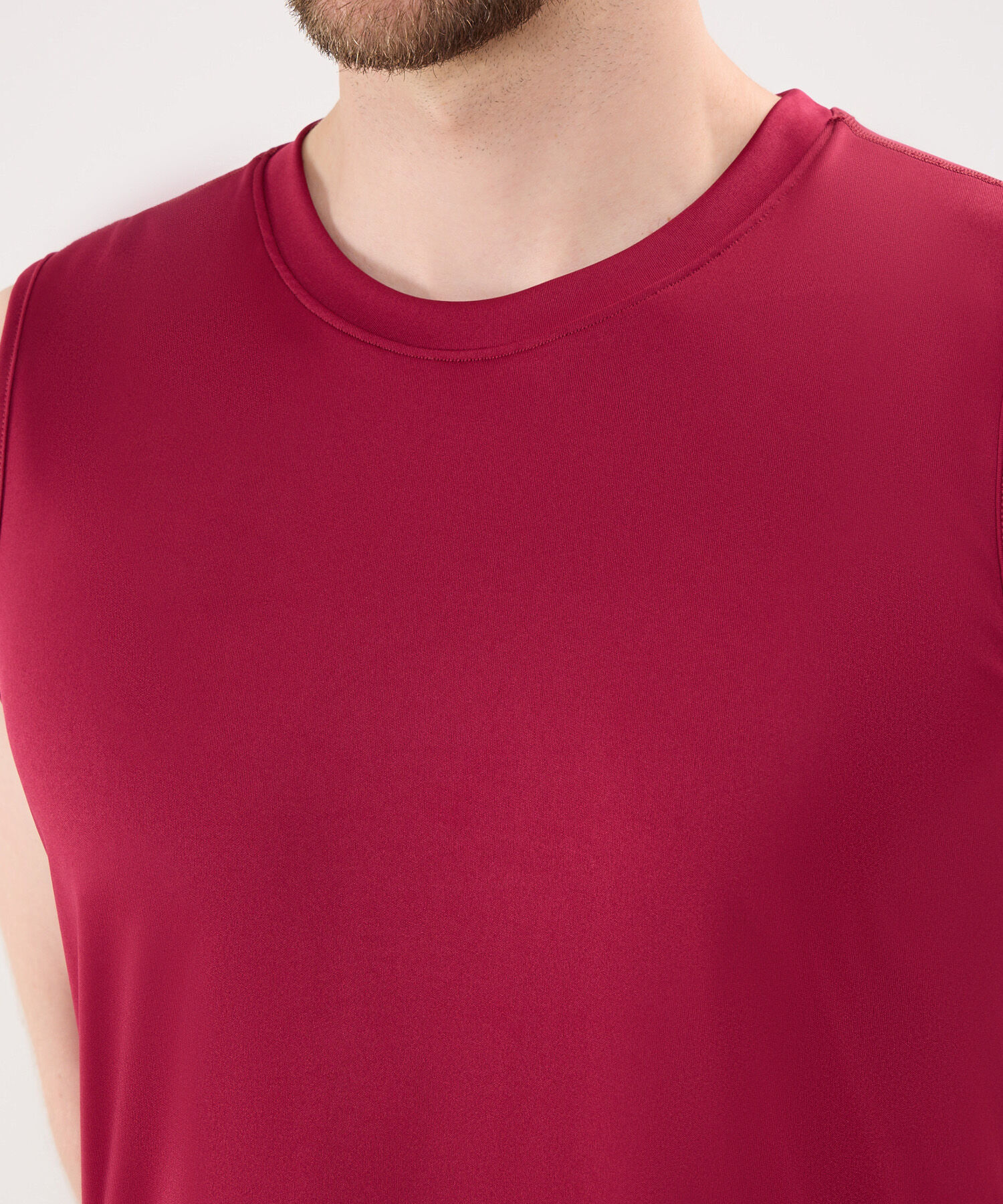 Camiseta Camiseta Ms Unicolor Con Espalda Texturizada