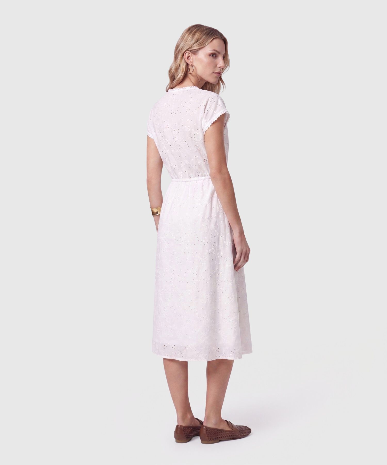 Vestido Midi Cruzado Para Mujer